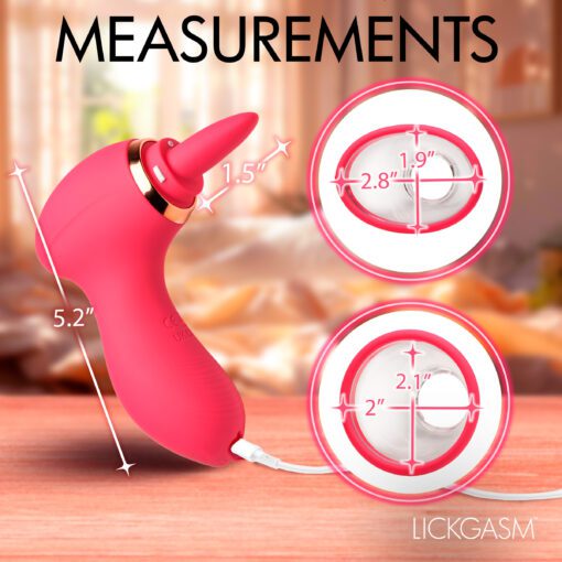 Plump Pleasure Licking & Sucking Clitoral Stimulator - Image 5