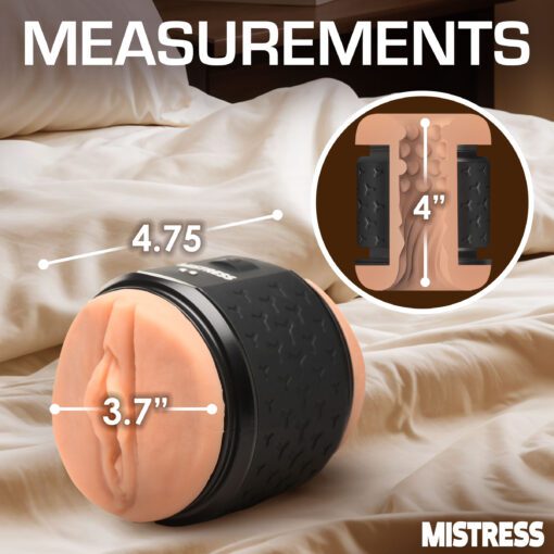 Vibrating Double Shot Mouth and Pussy Stroker - Image 5