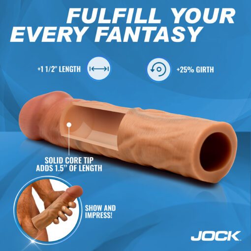 Enhancers 1.5" Silicone Penis Extension Sleeve - Medium - Image 3