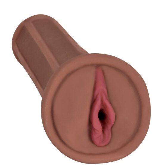 Mistress Sia BioSkin Vibrating Pussy Stroker- Brown - Image 2