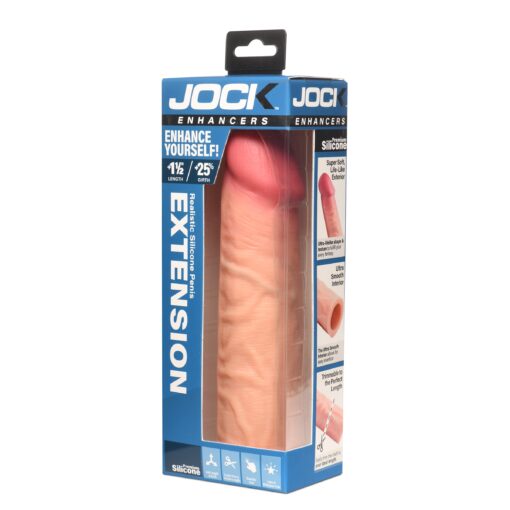 Enhancers 1.5" Silicone Penis Extension Sleeve - Light - Image 6