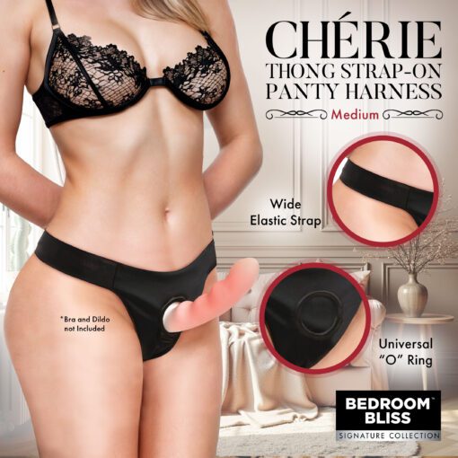 Cherie Thong Strap-On Panty Harness - Medium - Image 3