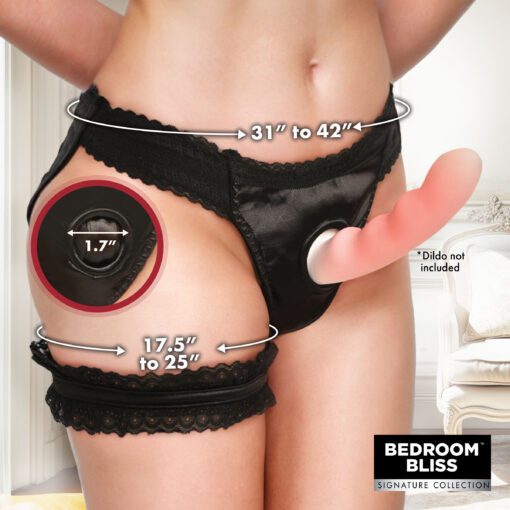 Jolie Strap-On Panty Harness & Garter - Medium - Image 4
