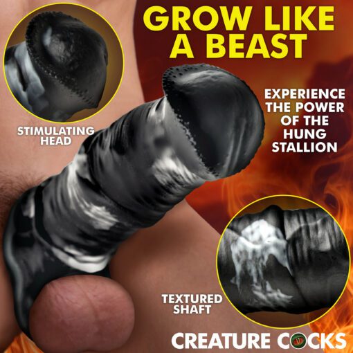 Stallion 1" Silicone Penis Extension - Image 2