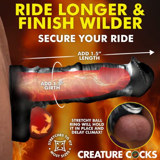 Stallion 1.5" Silicone Penis Extension - Image 3