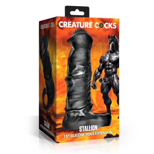 Stallion 1.5" Silicone Penis Extension - Image 6