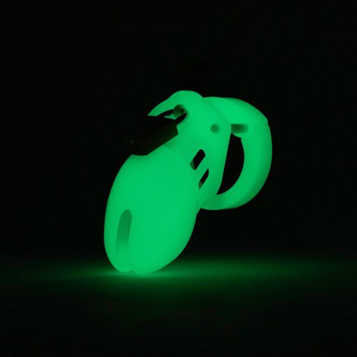 Glow-In-The-Dark Male Chastity Device - Small - Image 2