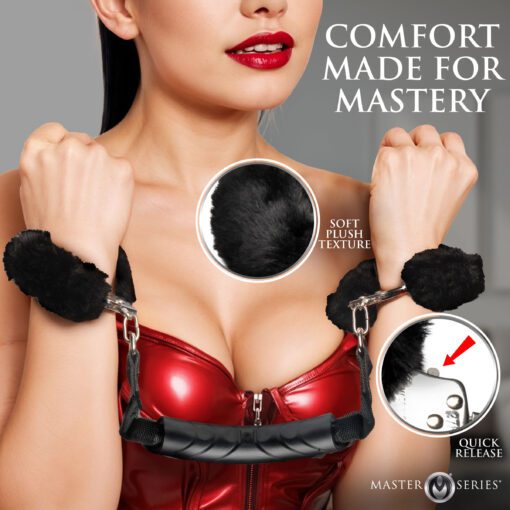 The Handler Furry Handcuffs with Handle - Image 4