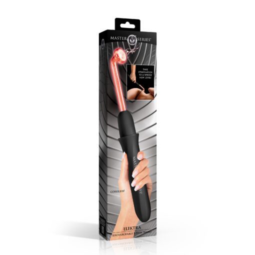 Elektra Rechargeable E-Stim Wand - Black - Image 7