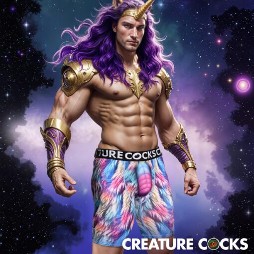 Creature Wear Mystique Unicorn Boxer Shorts - Large - Image 2