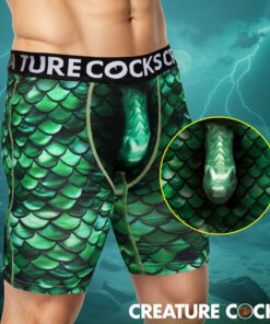 Creature Wear Cockness Monster Lake Creature Boxer Shorts - Large