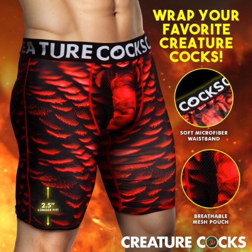 Creature Wear Horny Devil Demon Boxer Shorts - Small - Image 3