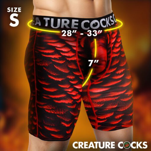 Creature Wear Horny Devil Demon Boxer Shorts - Small - Image 5