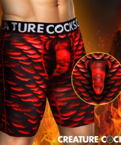 Creature Wear Horny Devil Demon Boxer Shorts - Large