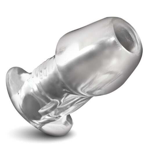 Dicked Clear Hollow Anal Plug - Medium - Image 6