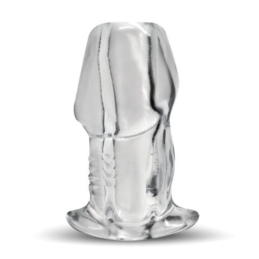 Dicked Clear Hollow Anal Plug - Medium - Image 7
