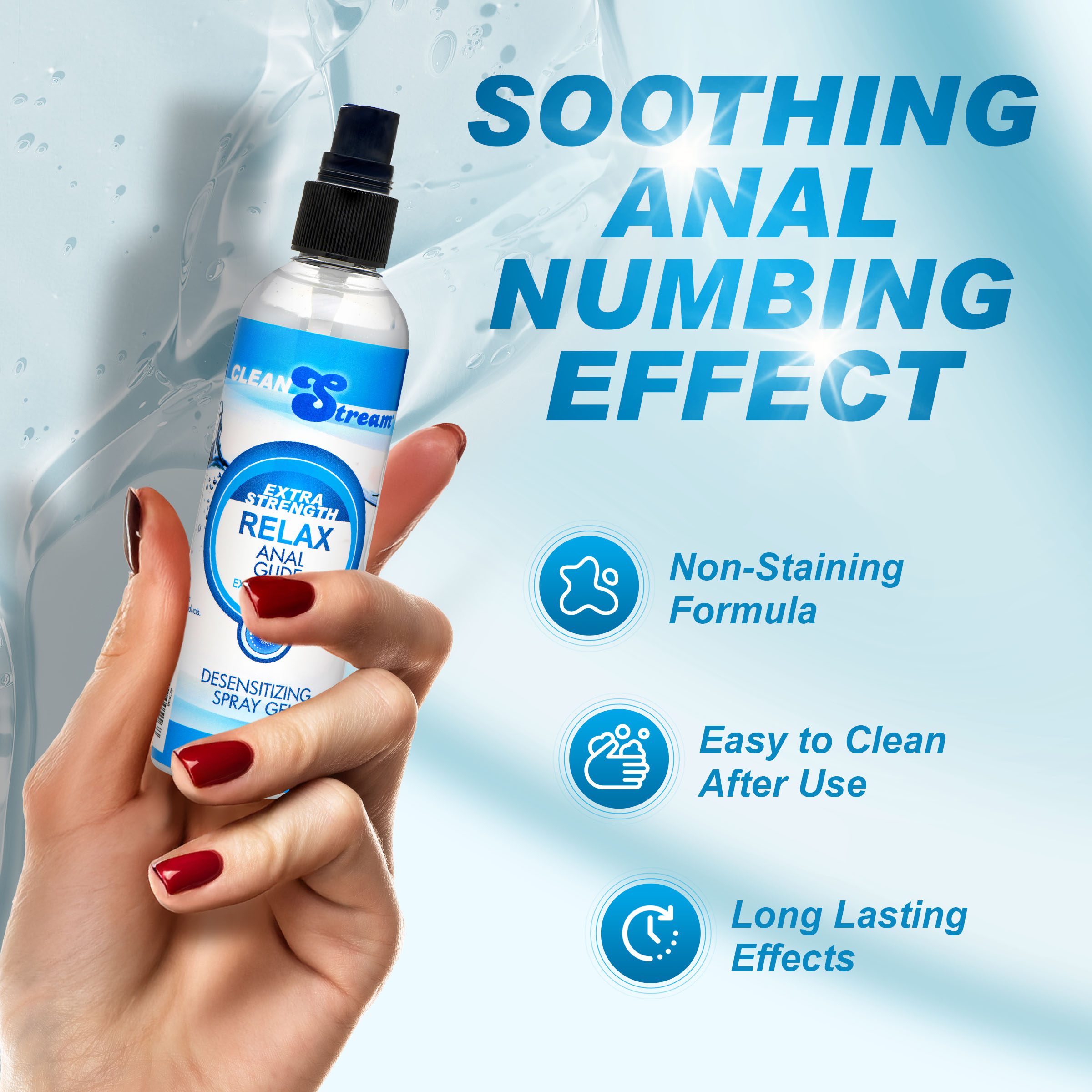 Relax Extra Strength Anal Lube - 4.4 oz - Image 3