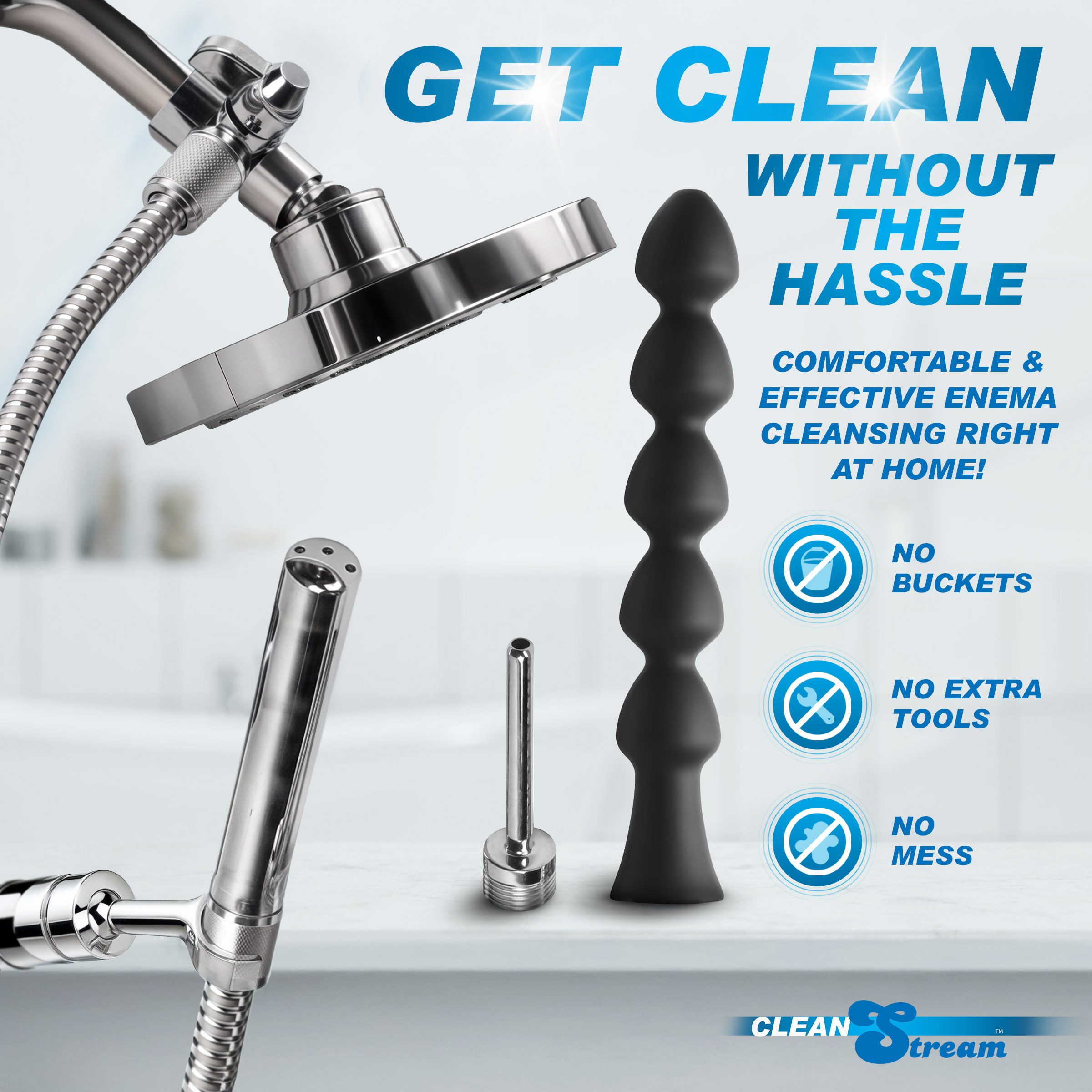 Easy Flow Enema Cleansing Kit with Silicone Attachment - Image 5