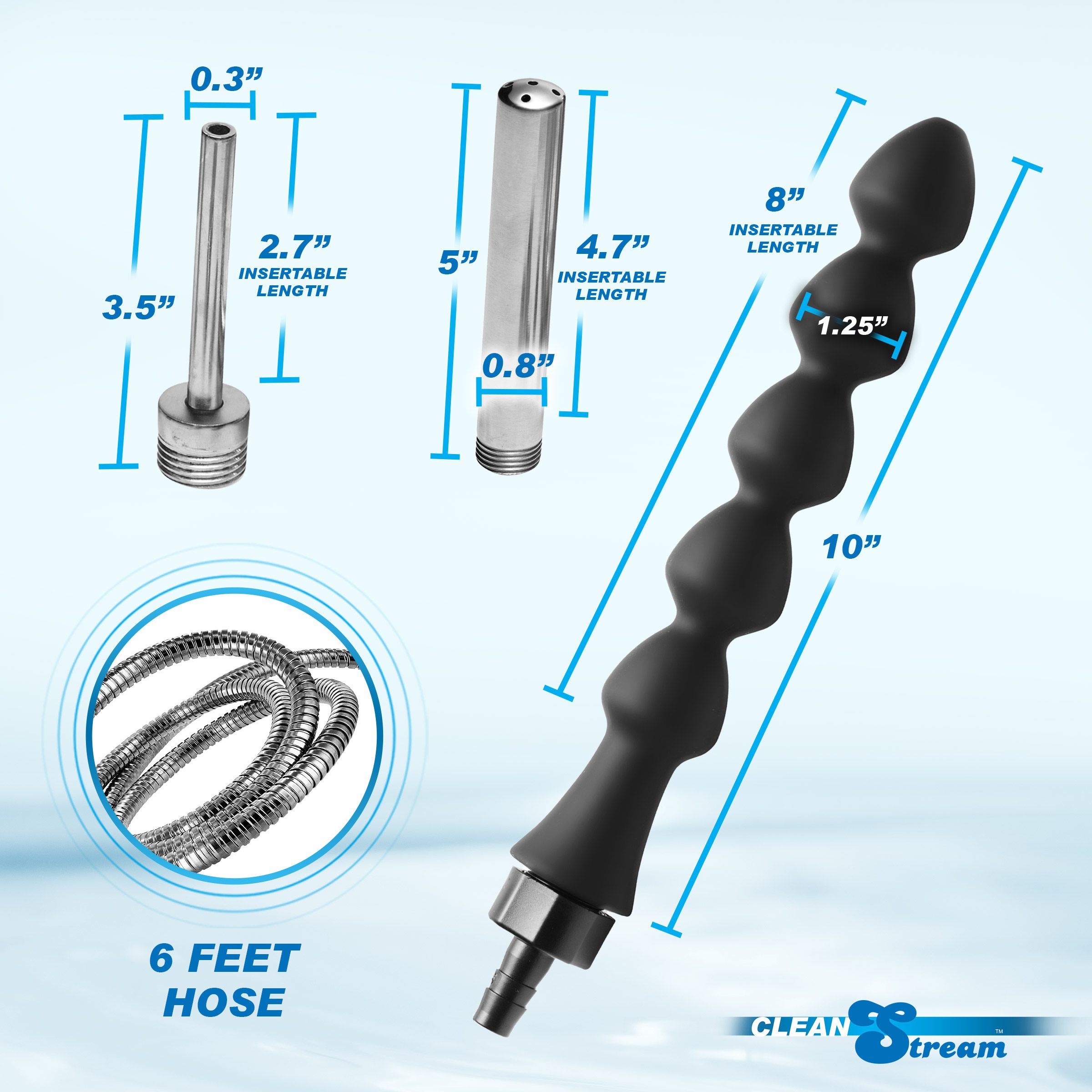 Easy Flow Enema Cleansing Kit with Silicone Attachment - Image 6
