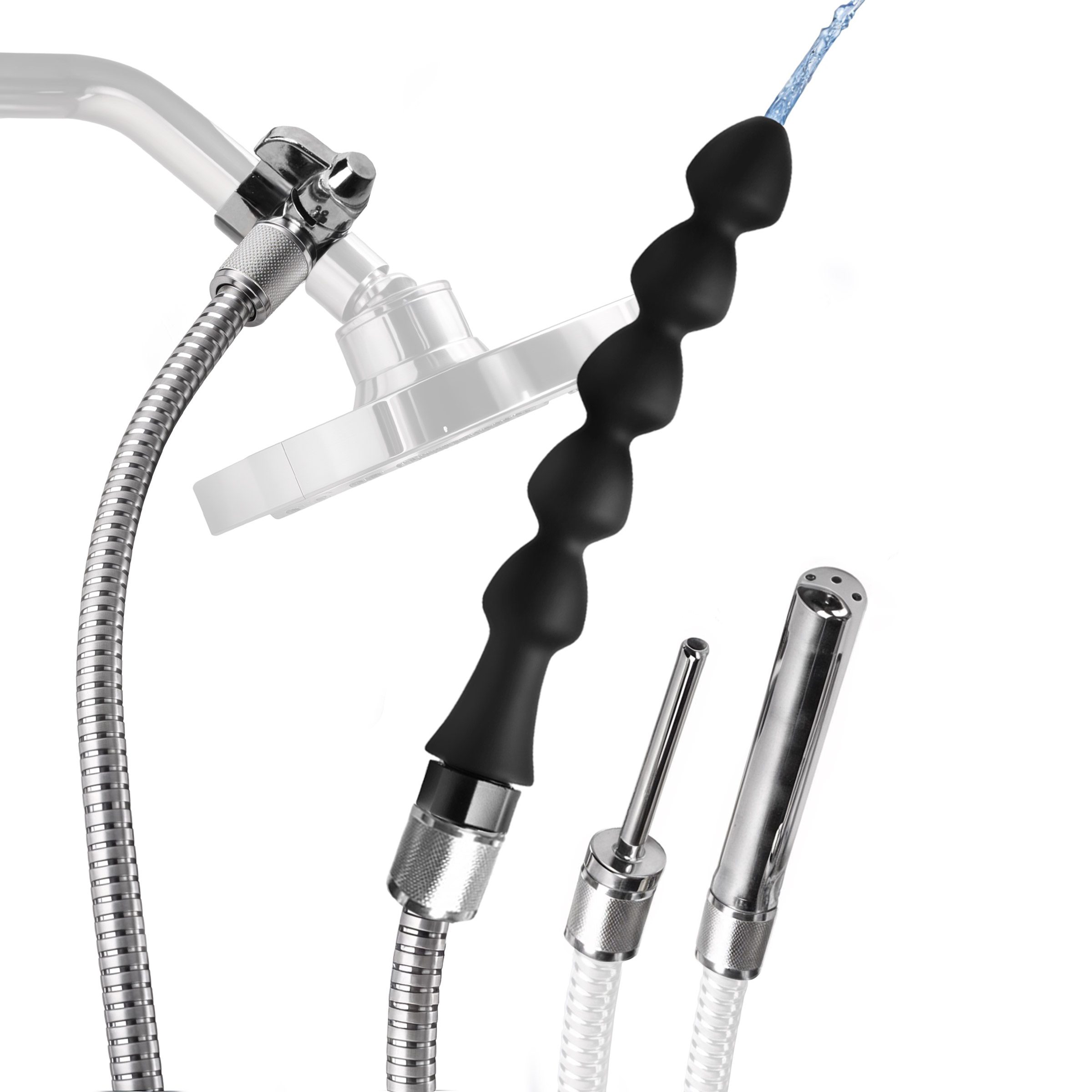 Easy Flow Enema Cleansing Kit with Silicone Attachment