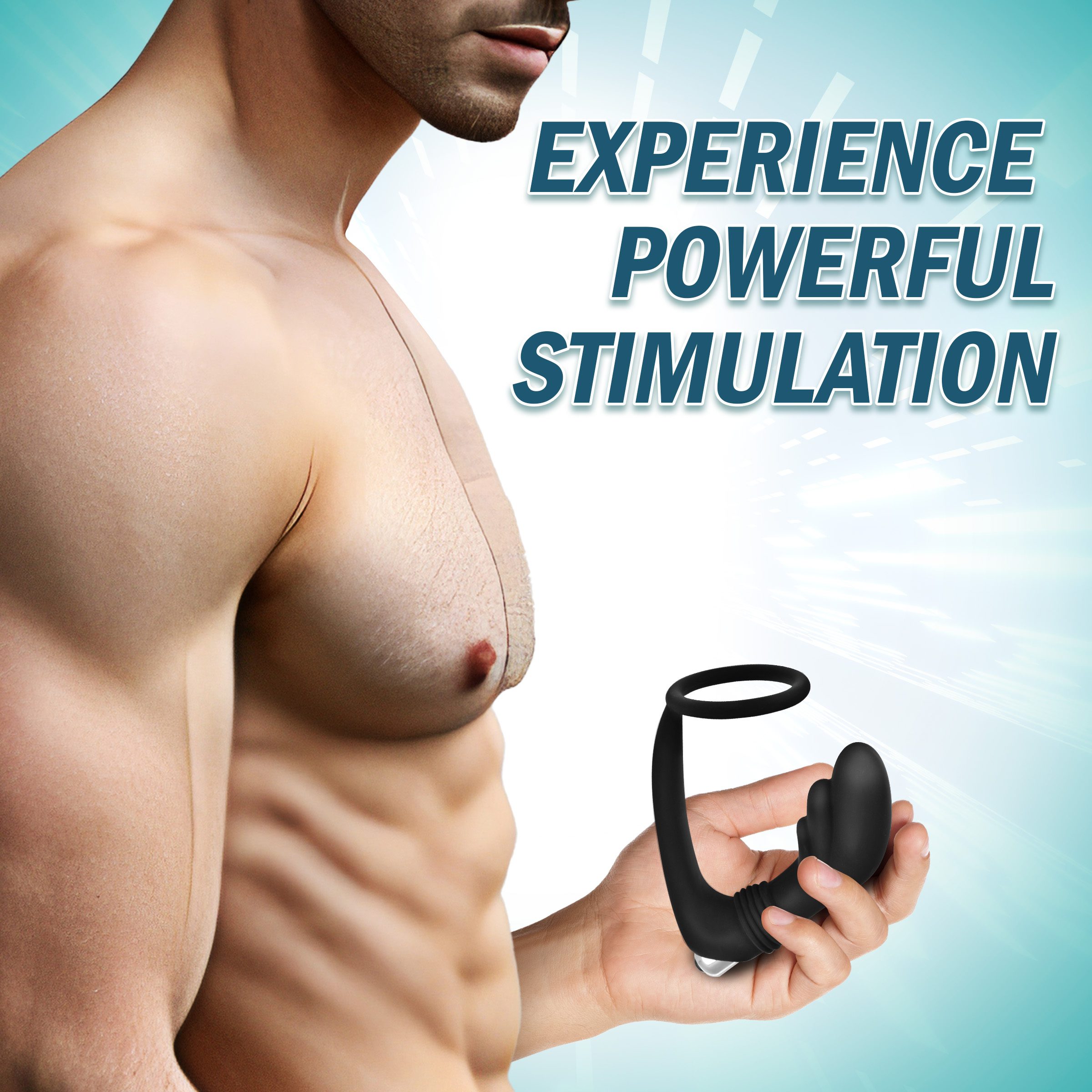 Nova Silicone Cock Ring and Prostate Vibe - Image 3