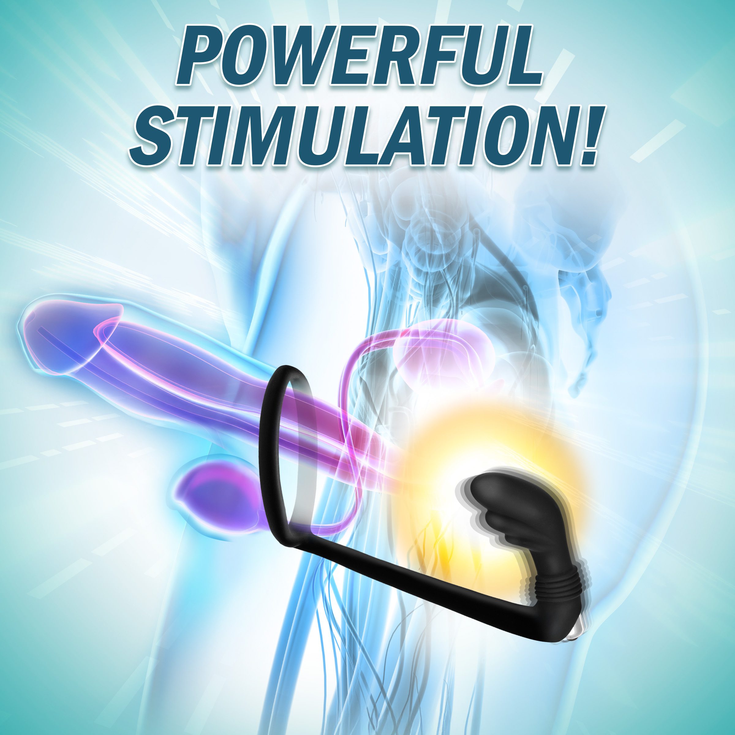 Nova Silicone Cock Ring and Prostate Vibe - Image 4