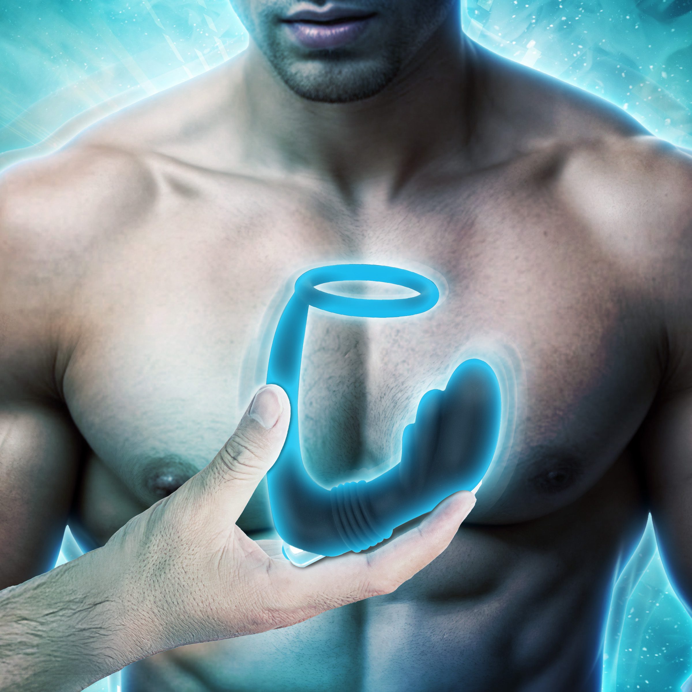 Nova Silicone Cock Ring and Prostate Vibe