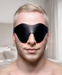 Black Fleece Lined Blindfold