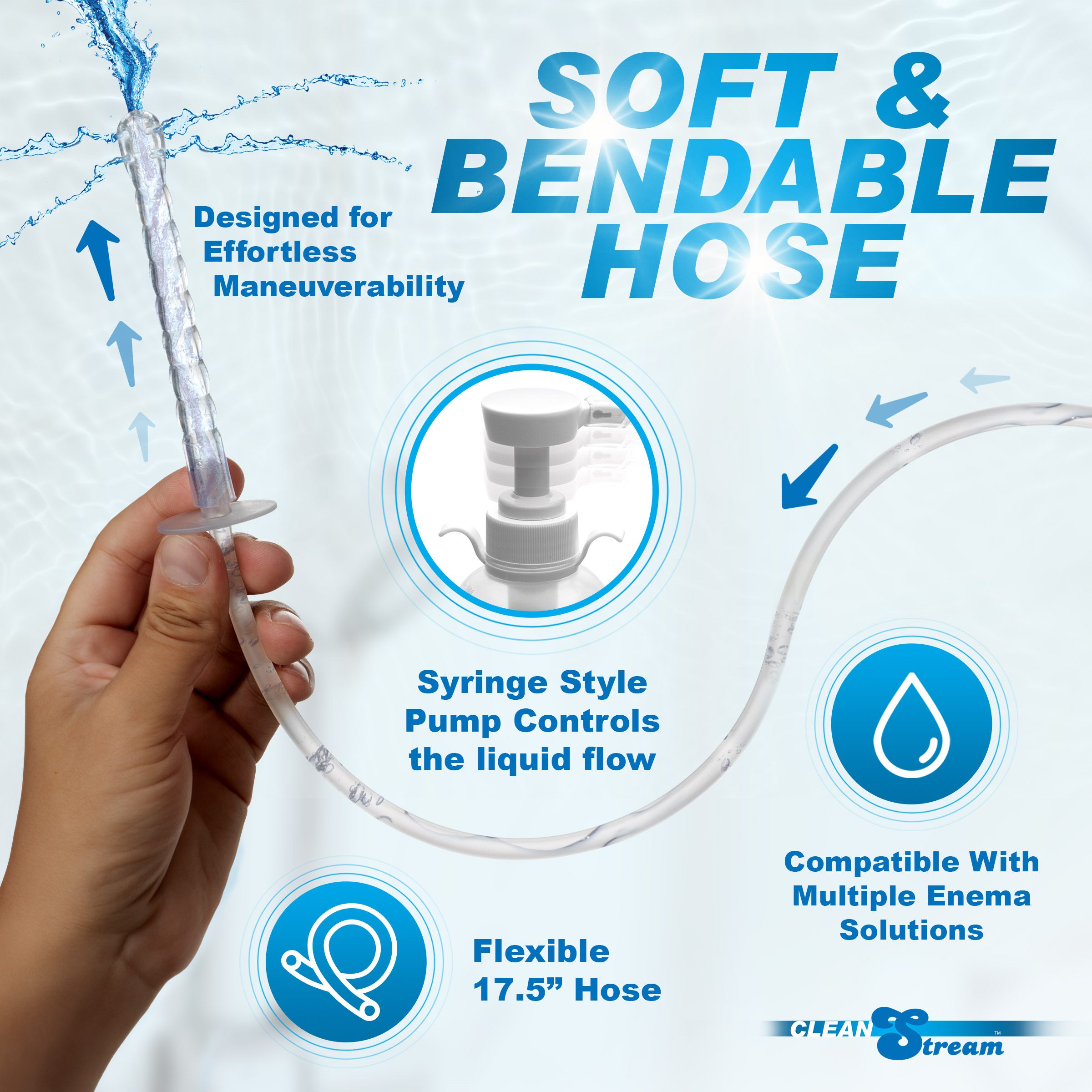 Pump Action Enema Bottle with Nozzle - Image 5