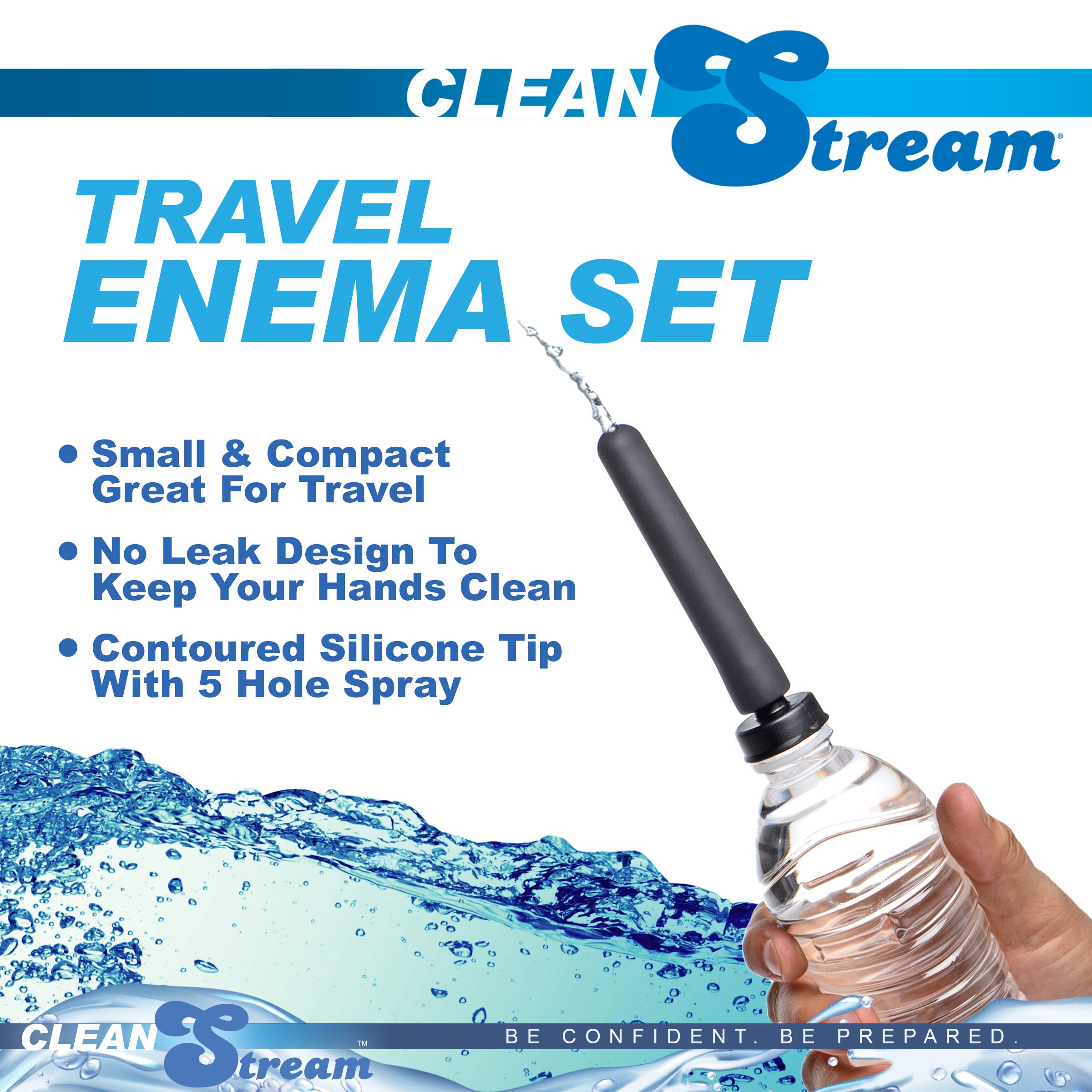 Travel Enema Water Bottle Adapter Set - Image 2