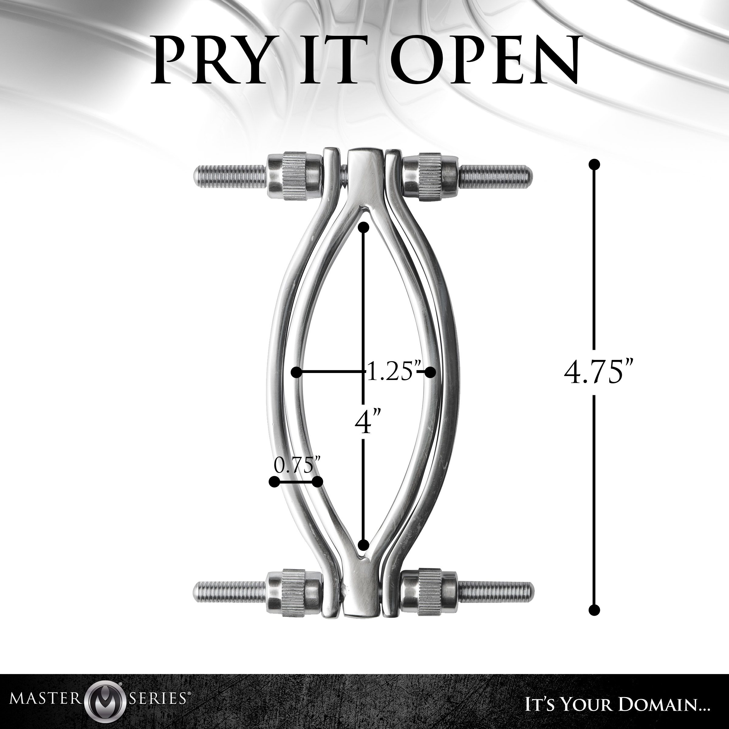 Stainless Steel Adjustable Pussy Clamp - Image 4