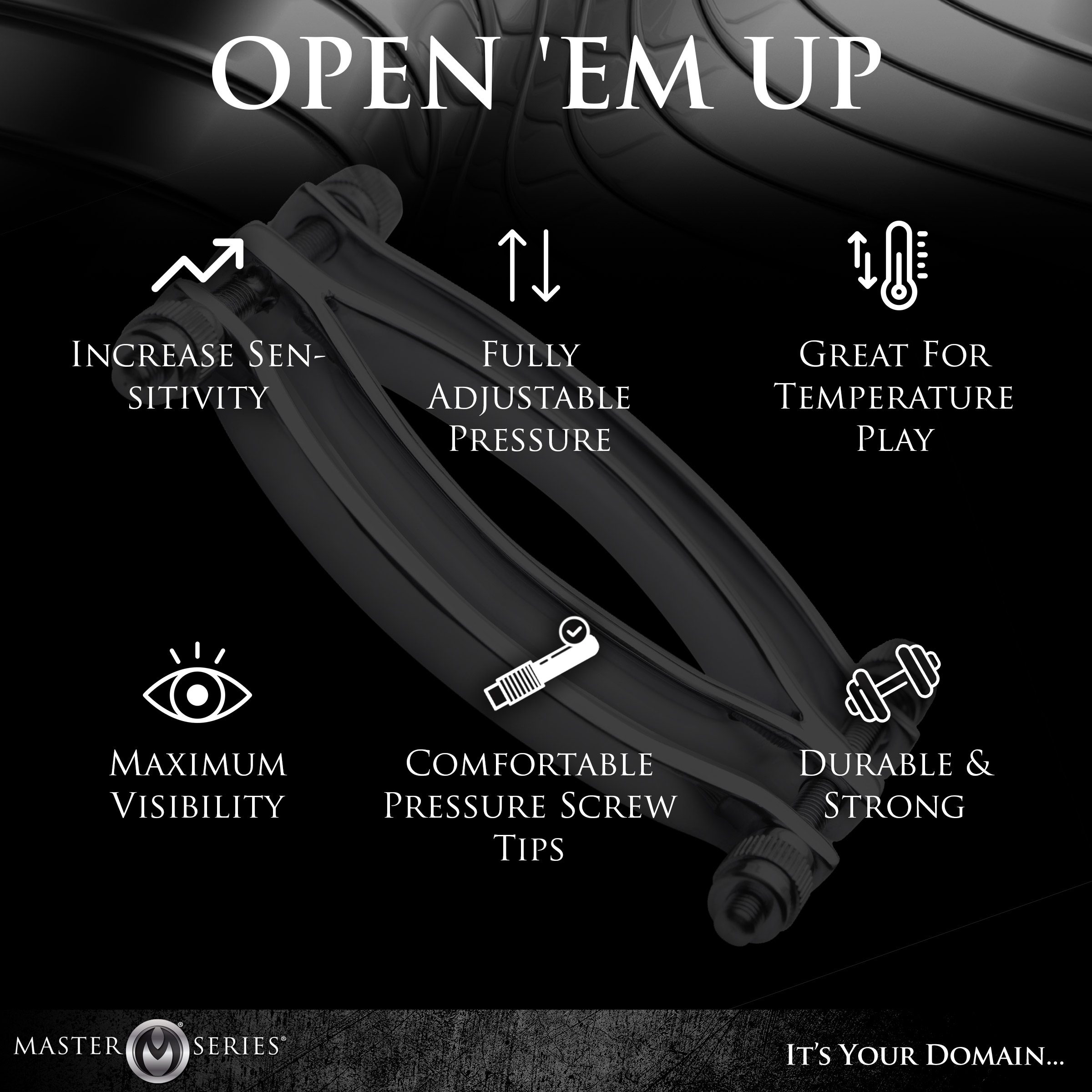 Stainless Steel Adjustable Pussy Clamp - Image 5