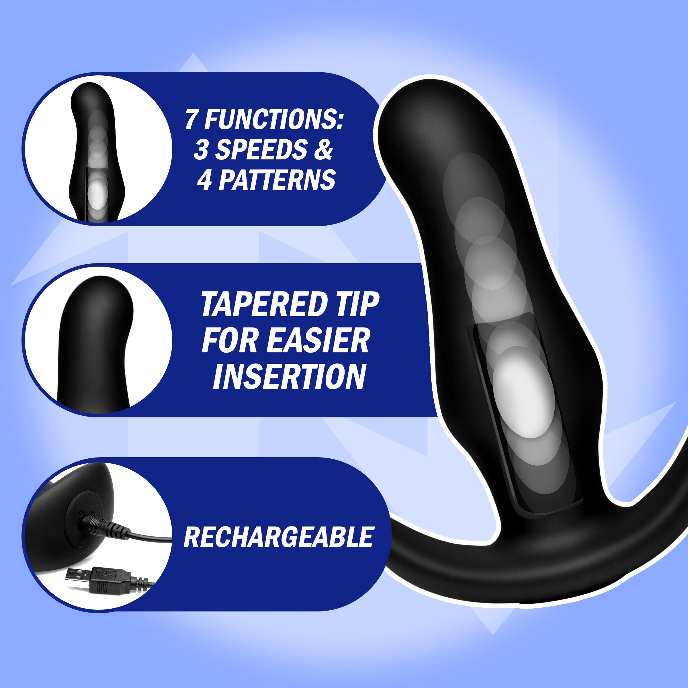 Kinetic Thumping 7X Prostate Anal Plug - Image 4