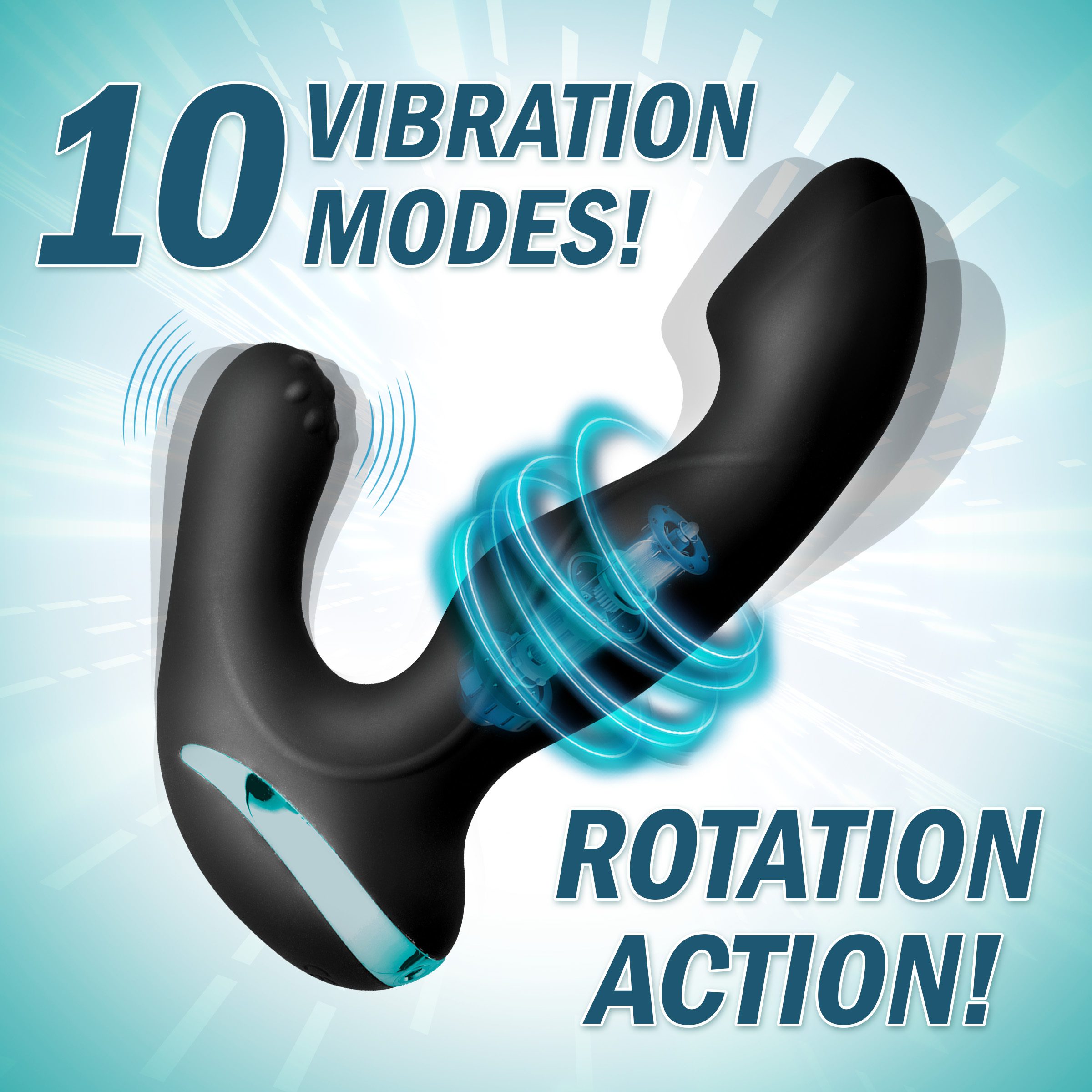 Mega Maverick 10X Rotating Vibrating Prostate Stimulator - Image 2