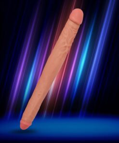 JOCK 16 Inch Tapered Double Dong Flesh