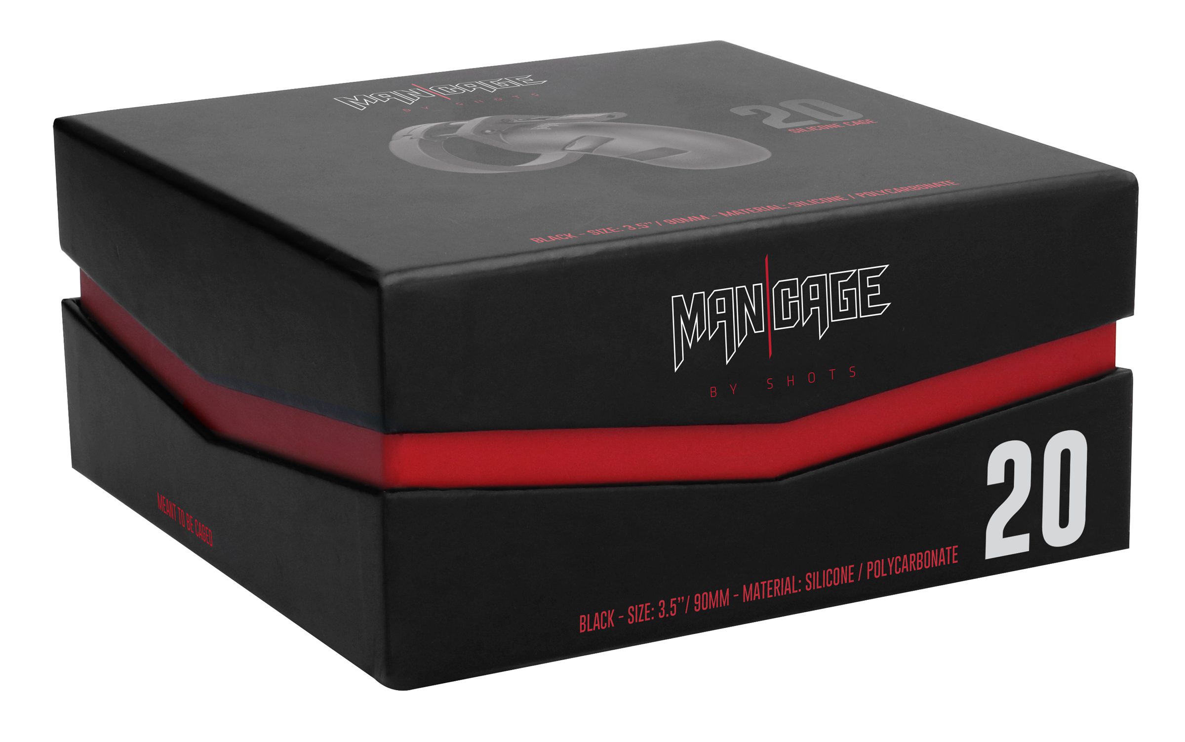 Silicone Chastity Cock Cage - Small - Image 3