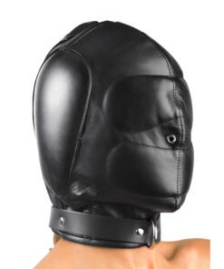 Padded Leather Hood - MediumLarge