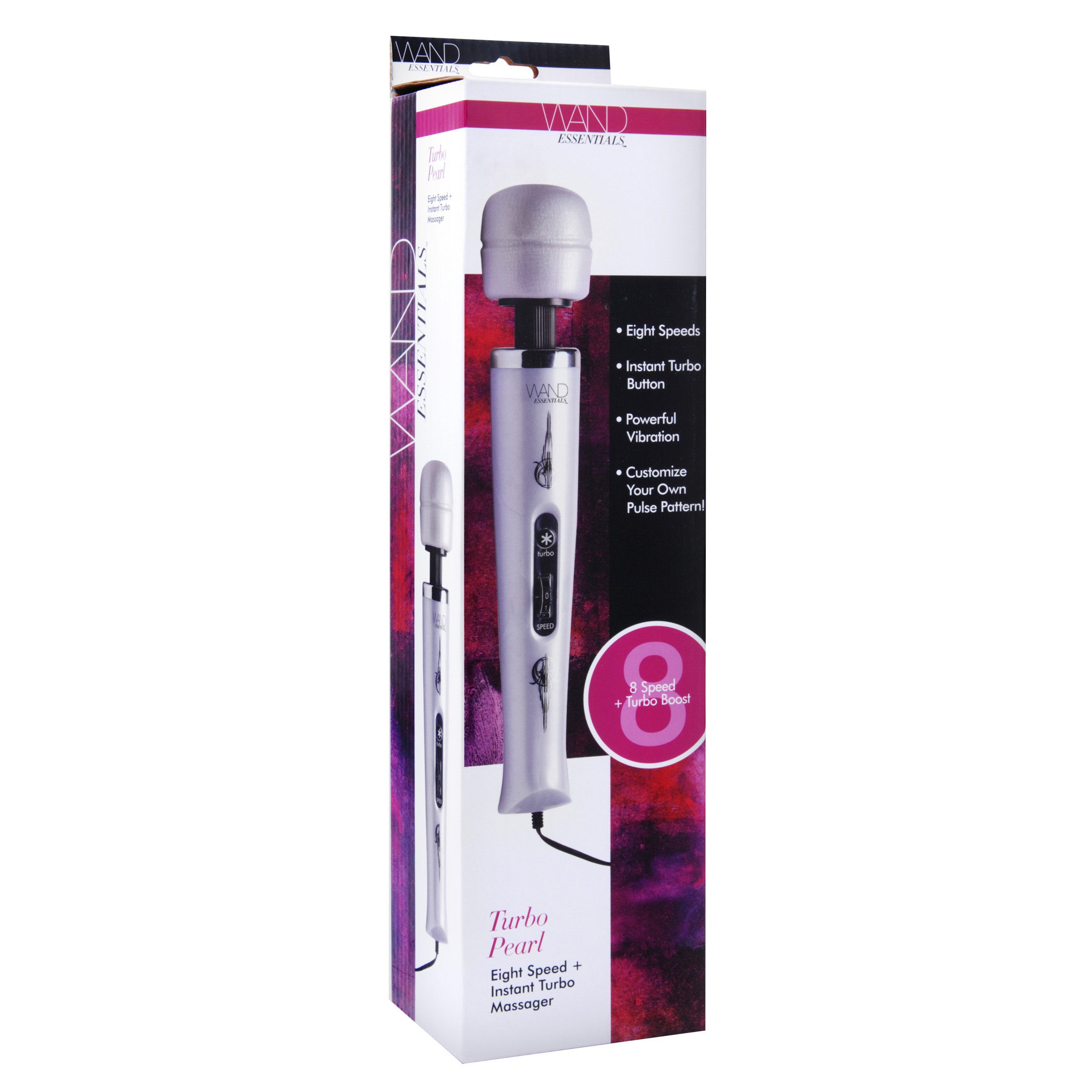Wand Essentials 8 Speed Turbo Pearl Massager - 110V - Image 9