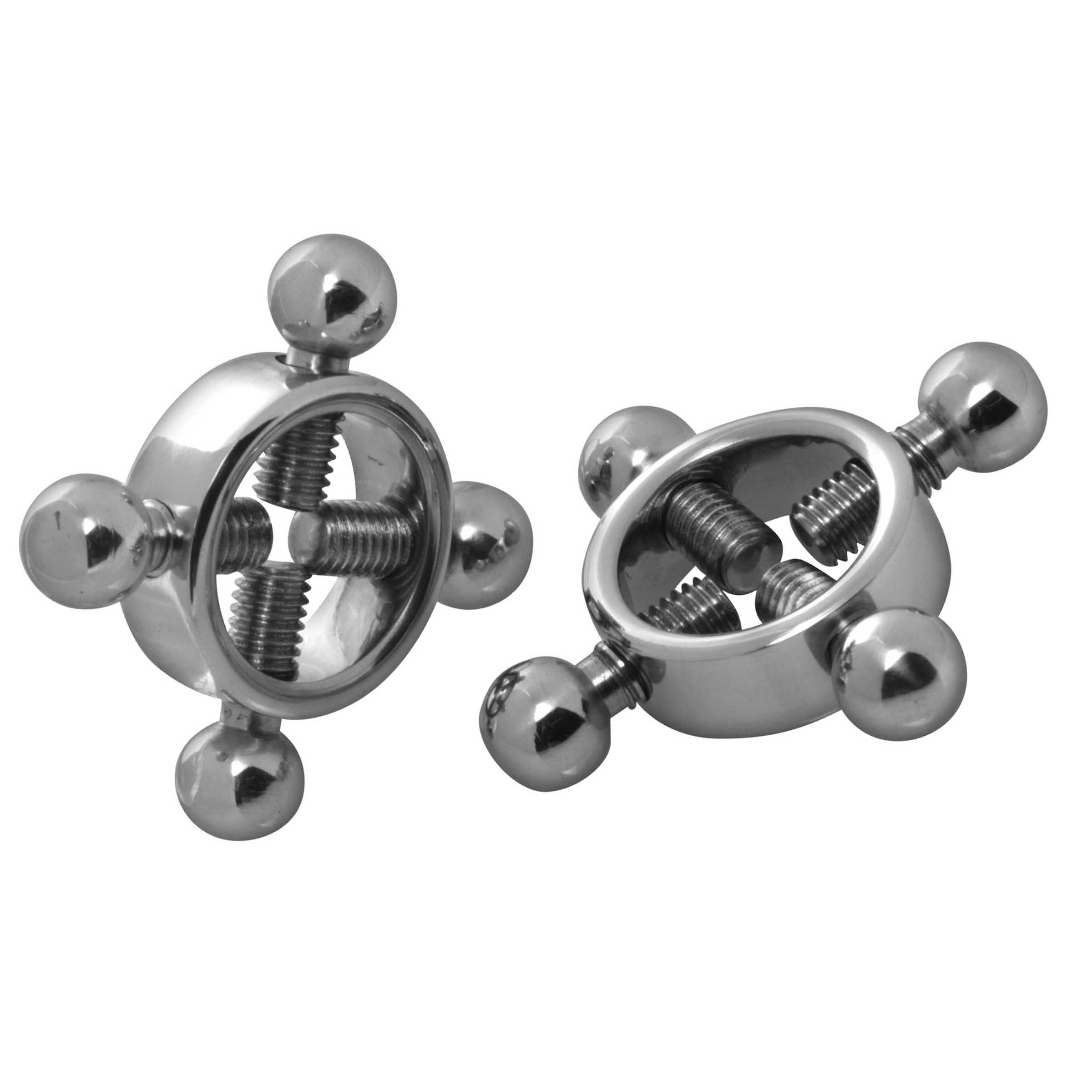 Stainless Steel Rings of Fire Nipple Press Set - Image 2