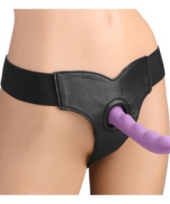 Bella Velvet Lined Elastic Strap On Harness