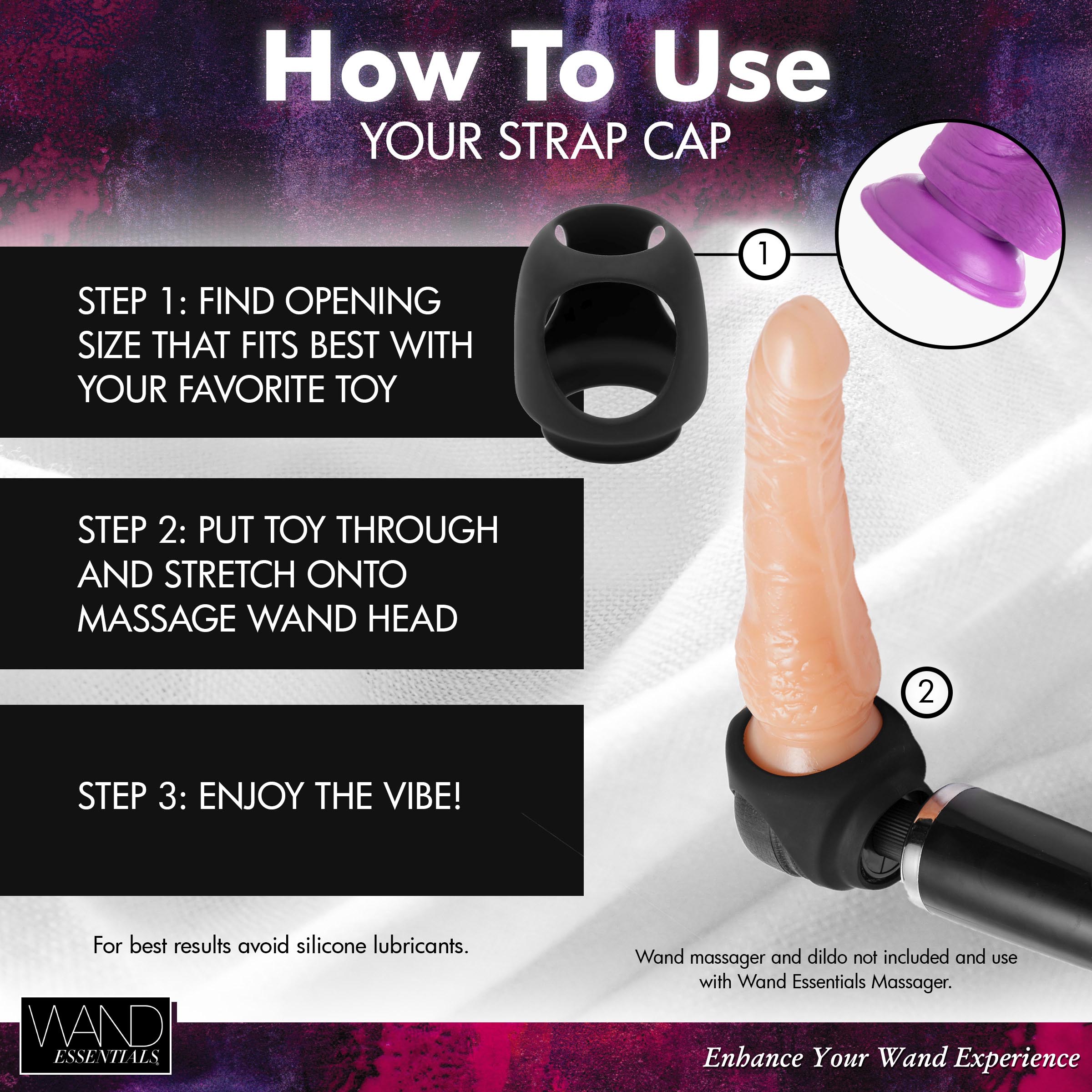 Strap Cap Wand Harness for Dildos - Image 7