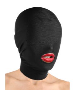 Disguise Open Mouth Hood with Padded Blindfold