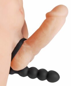 Double Fun Cock Ring with Double Penetration Vibe