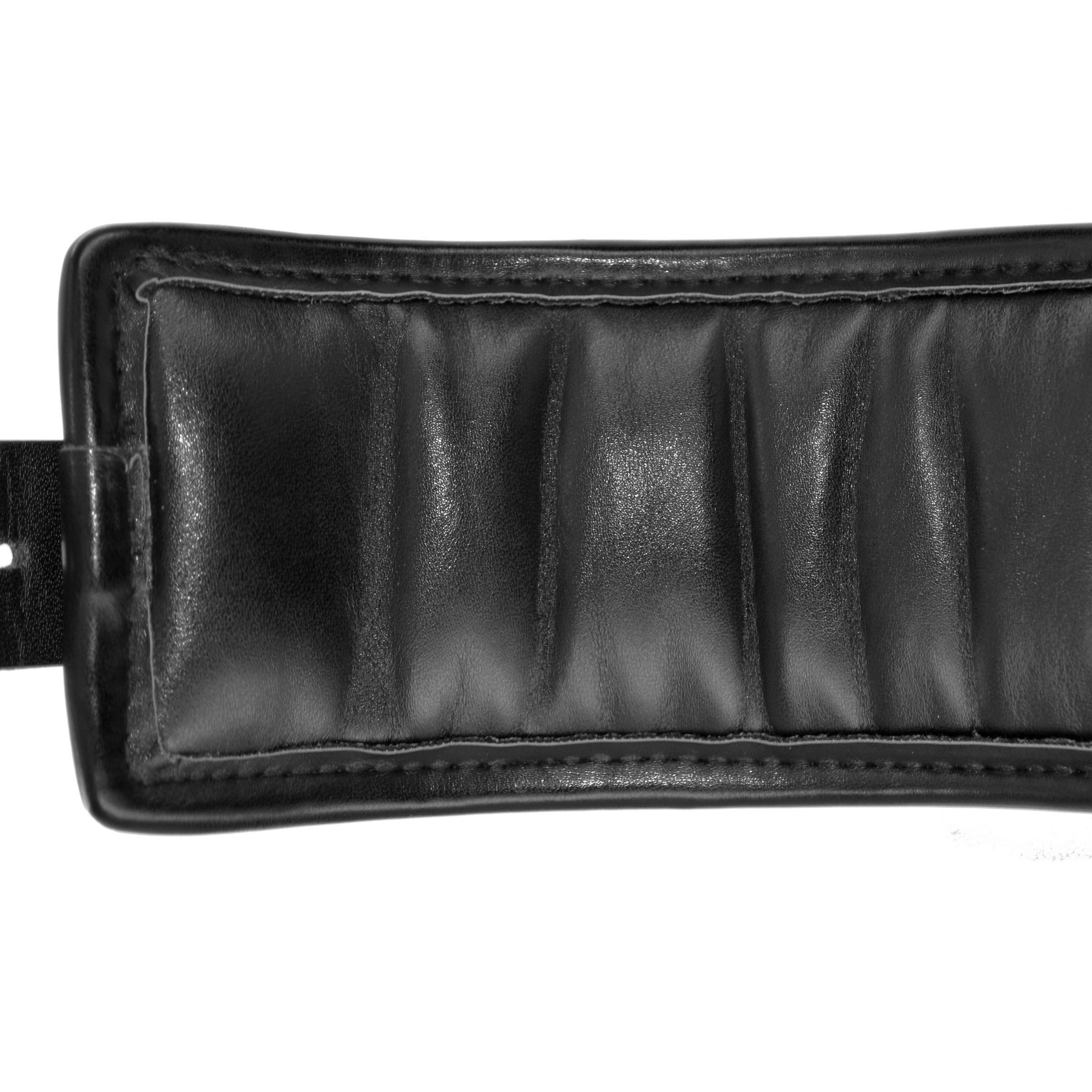 Locking Padded Wrist Cuffs with Chain - Image 4