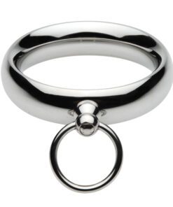 Lead Me Stainless Steel Cock Ring- 1.75 Inch