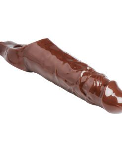 Really Ample Penis Enhancer Sheath- Brown
