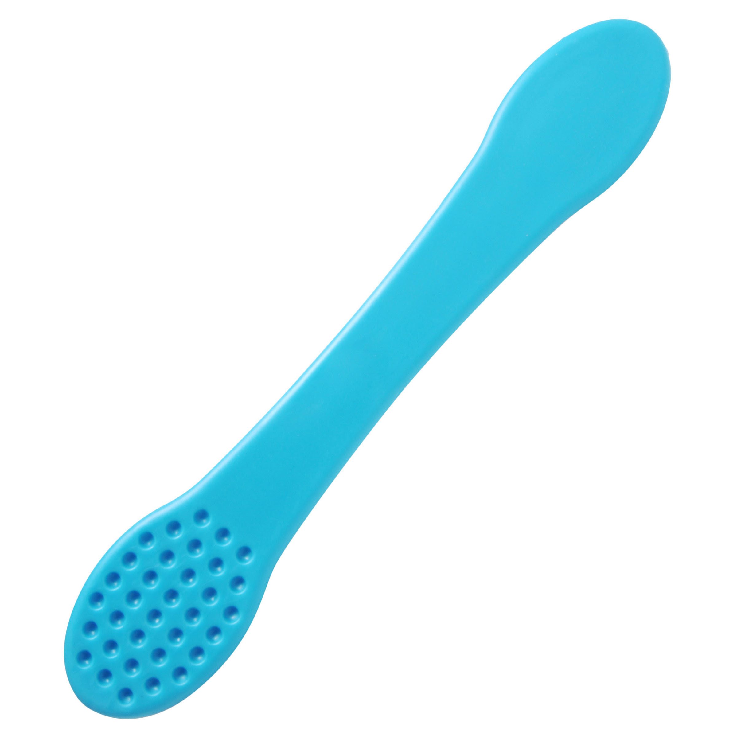 Textured Blue Silicone CBT Ball Slapper - Image 2