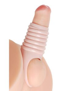 Really Ample Ribbed Penis Enhancer Sheath