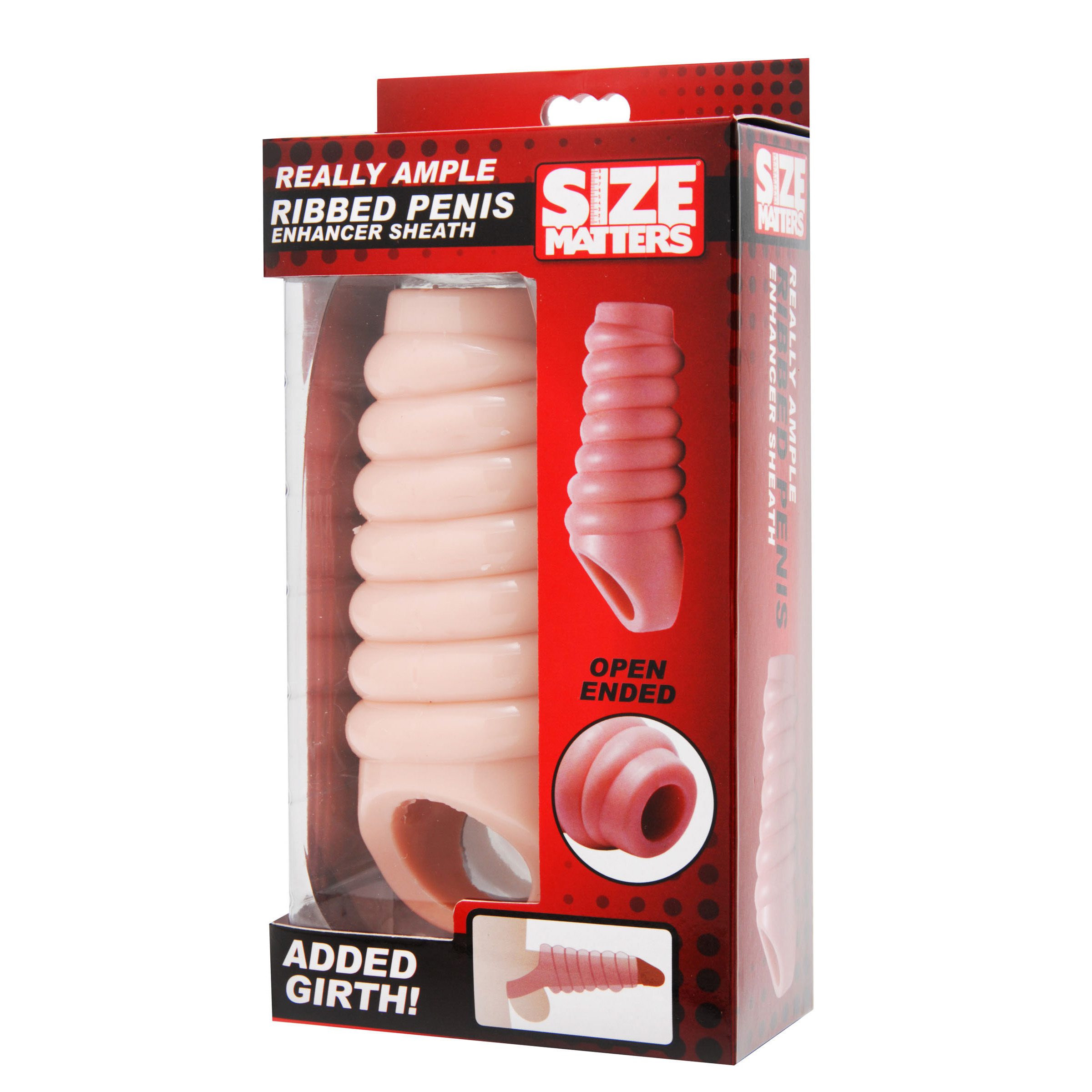 Really Ample Ribbed Penis Enhancer Sheath - Image 5