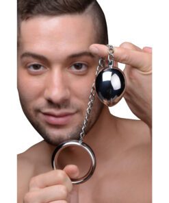 Stainless Steel Cock Ring and Anal Plug